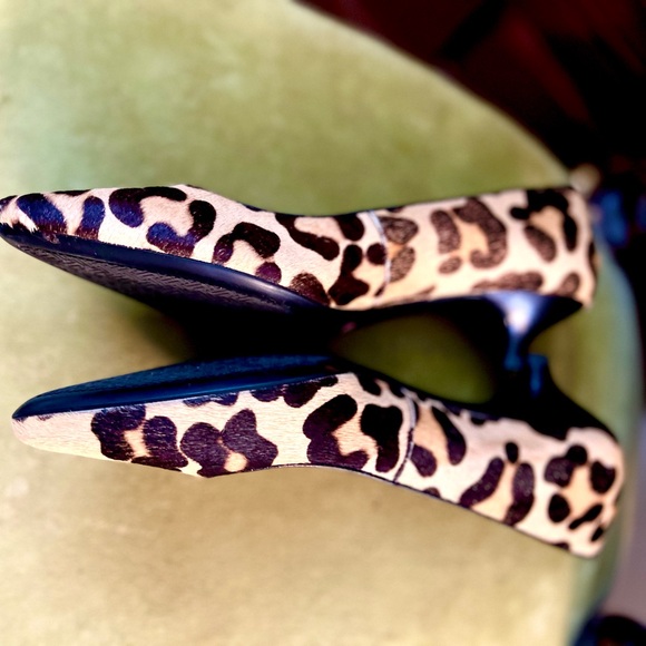 Isaac Mizrahi New York Leopard Kitten Heels size 6.5 M - Picture 5 of 9
